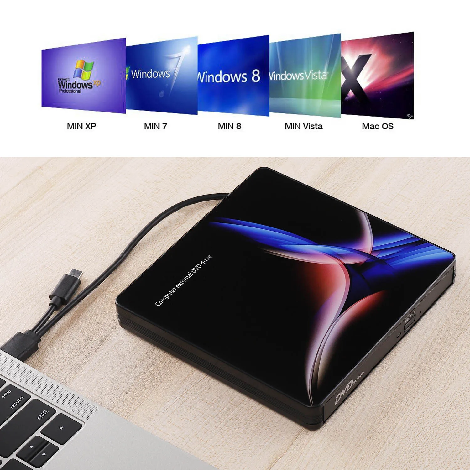 Внешний CD DVD-привод с USB 3 0 и
