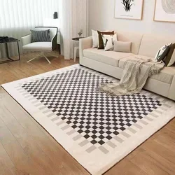 Rectangle Hand Knotted Rugs Luxury Living Room Carpet Large rugs home decorative Household Sheepskin Rugs