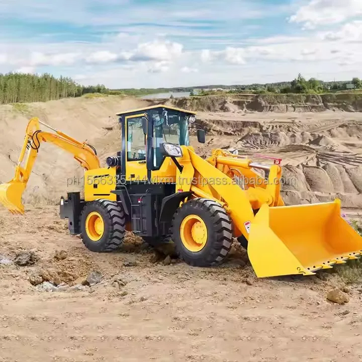 UNIQUEMAC Retroexcavadora loader excavator Tractor backhole 388 2.5 ton Mini Backhoe Loader