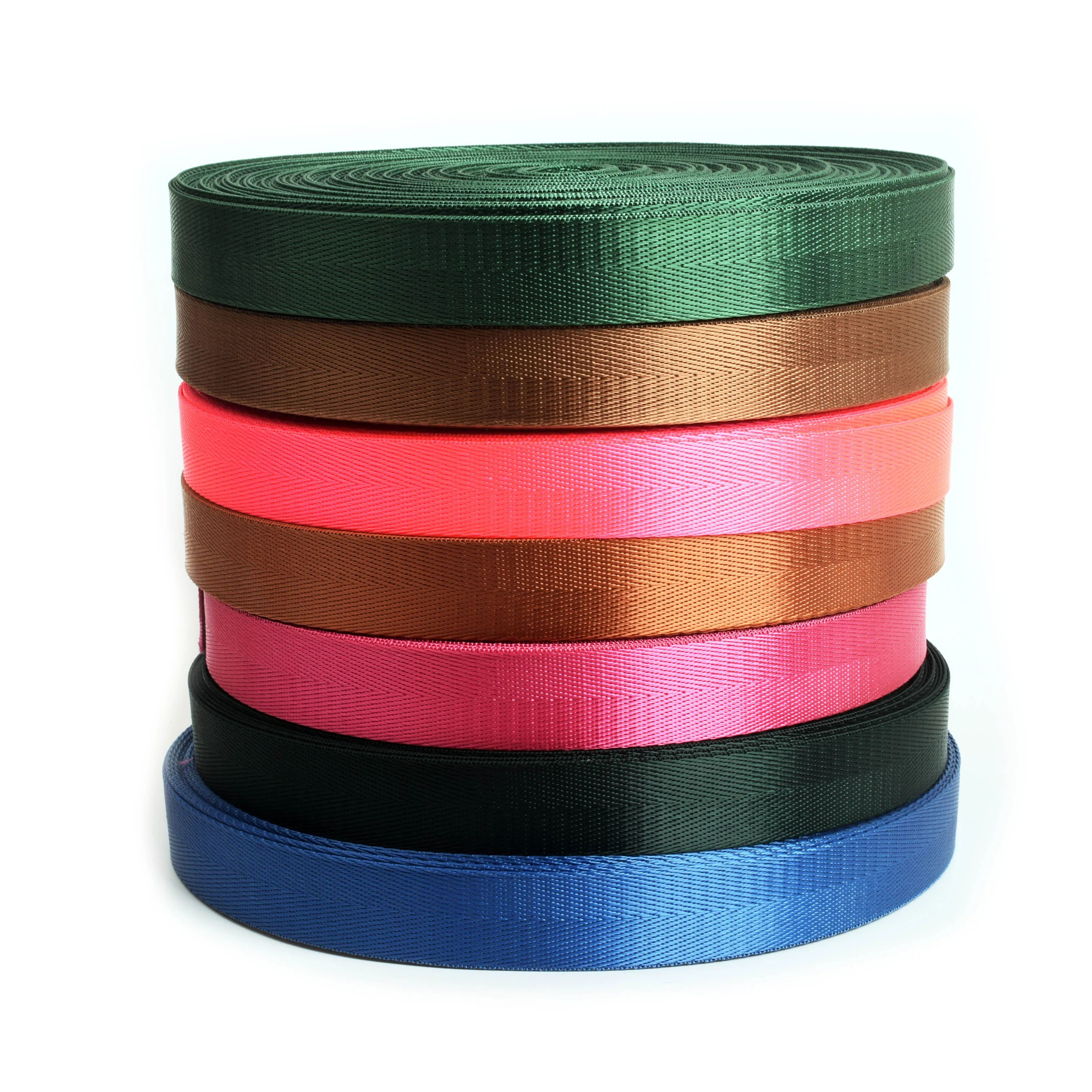 Hot Selling Embossed Logo Jacquard Webbing Nylon Strap For Bag