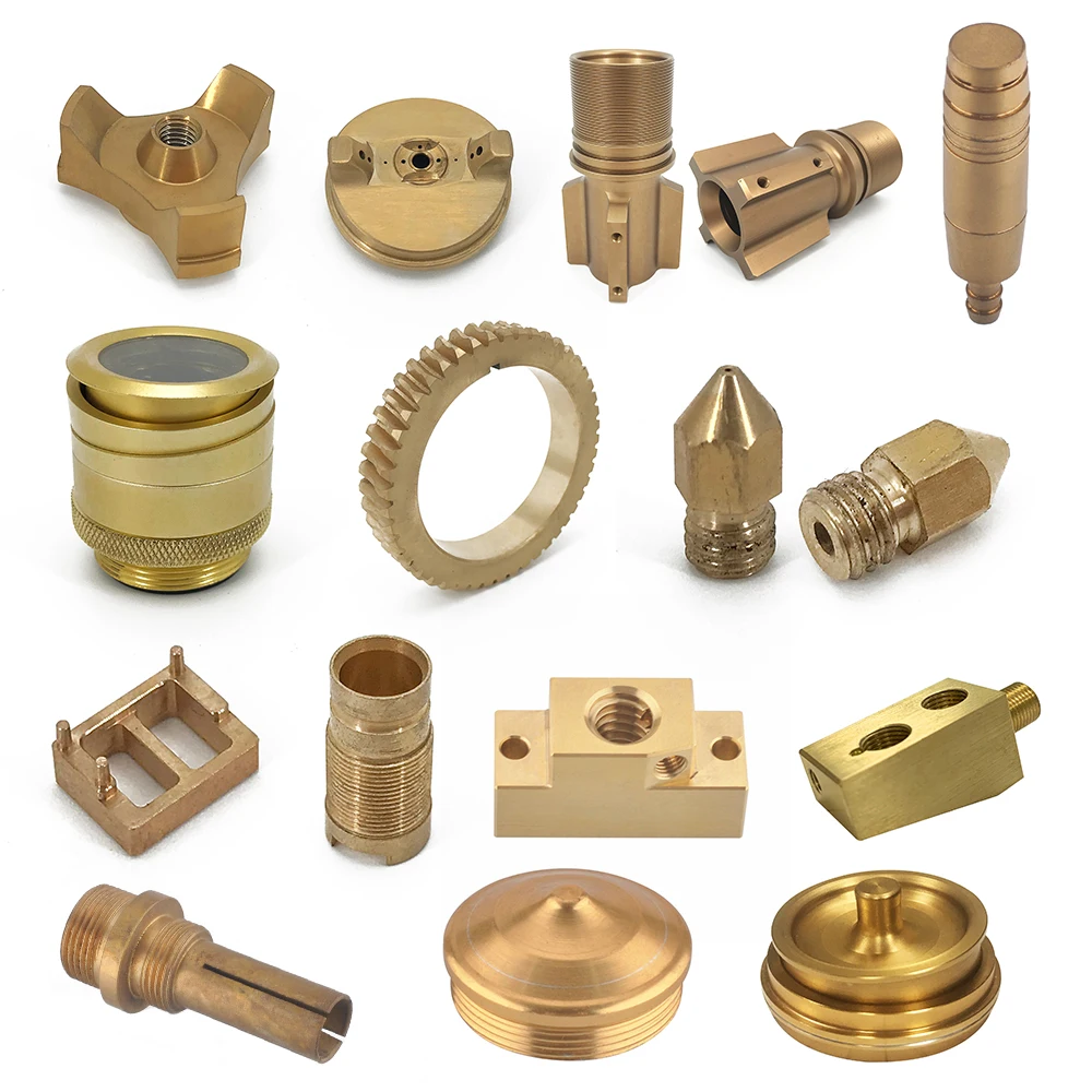 brass machining service precision parts cnc turning lathe custom cnc brass machining