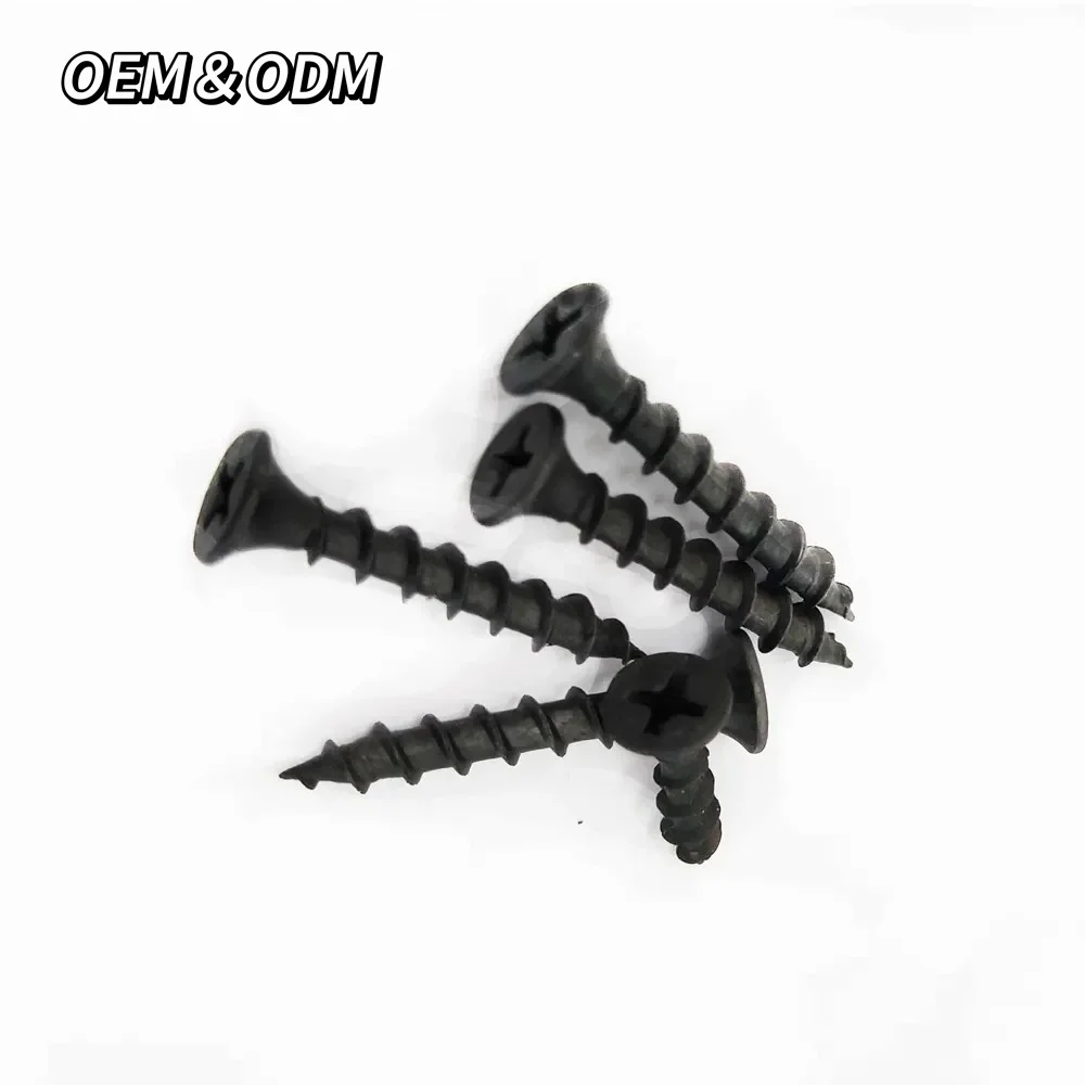 Cheap Furniture Screw Drywall Black Oxide Drywall Screws Schraube Vis Parafuso Vite Gypsum Screw For Drywall
