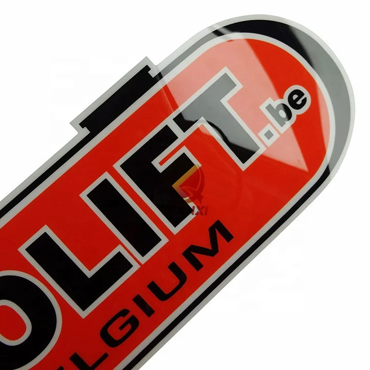 Custom Reverse Printing Lexan Membrane Label Adhesive Velvet Polycarbonate Sticker