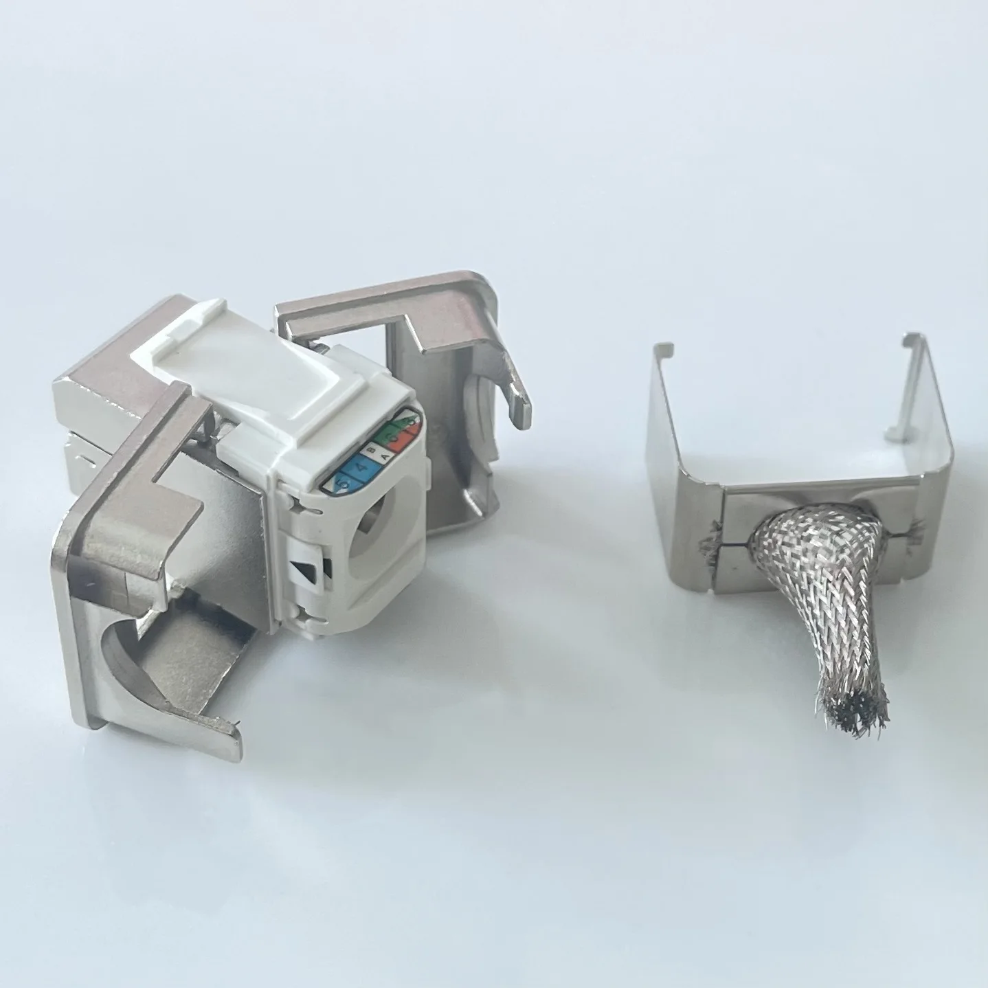 3M Cat5e CAT6 CAT6A  RJ45 Toolless Shielded STP Zinc Alloy Keystone Jack