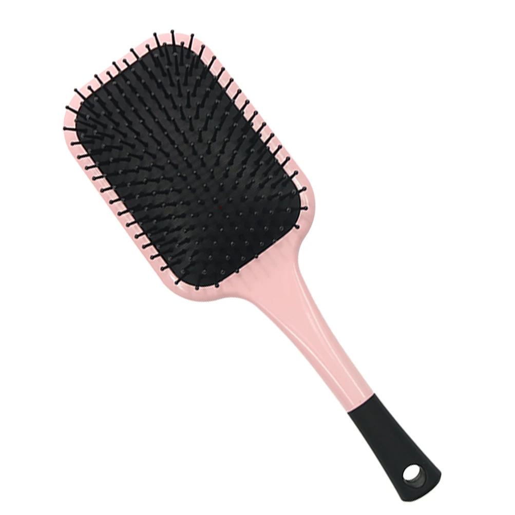 2024 New Custom Logo Massage Square Marble Acetate Comb Air Cushion Detangler Paddle Hair Brush For Women