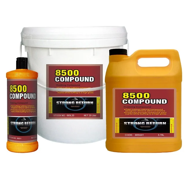 #8500 free sample automotive medium cutting polishing paints renew compound with gallon OEM
