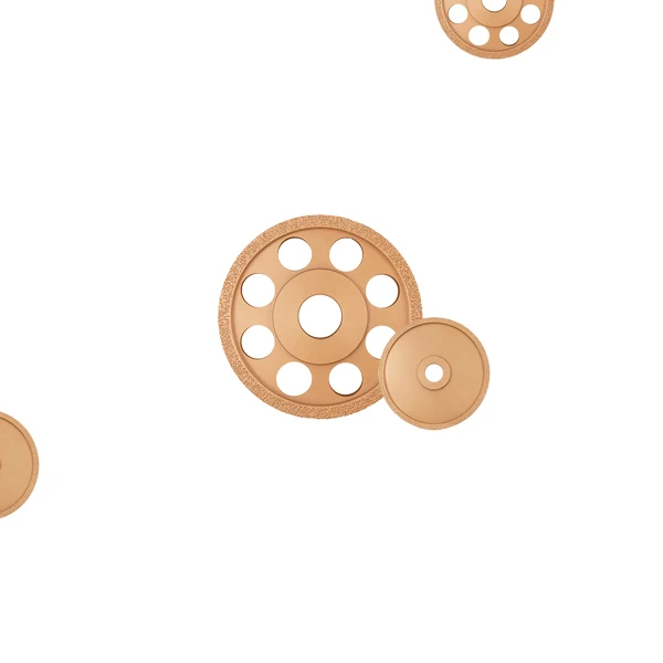 Вакуумный алмазный шлифовальный круг для чугуна, Круглый Алмазный шлифовальный инструмент