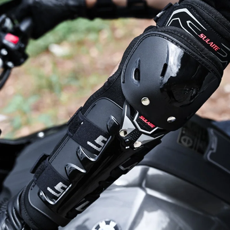 breathable elastic Motorcycle Protection Gear Brace Pads MTB DH ATV Motocross Knee and Elbow Guards Off-road Racing Cycling