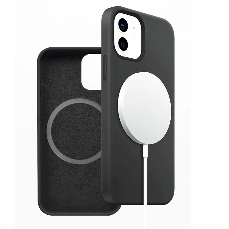Wholesale Luxury Brand Original Magnetic Liquid Silicone Cover Designer i 12 13 Pro Max Cell Phone Cases for Apple iPhone case