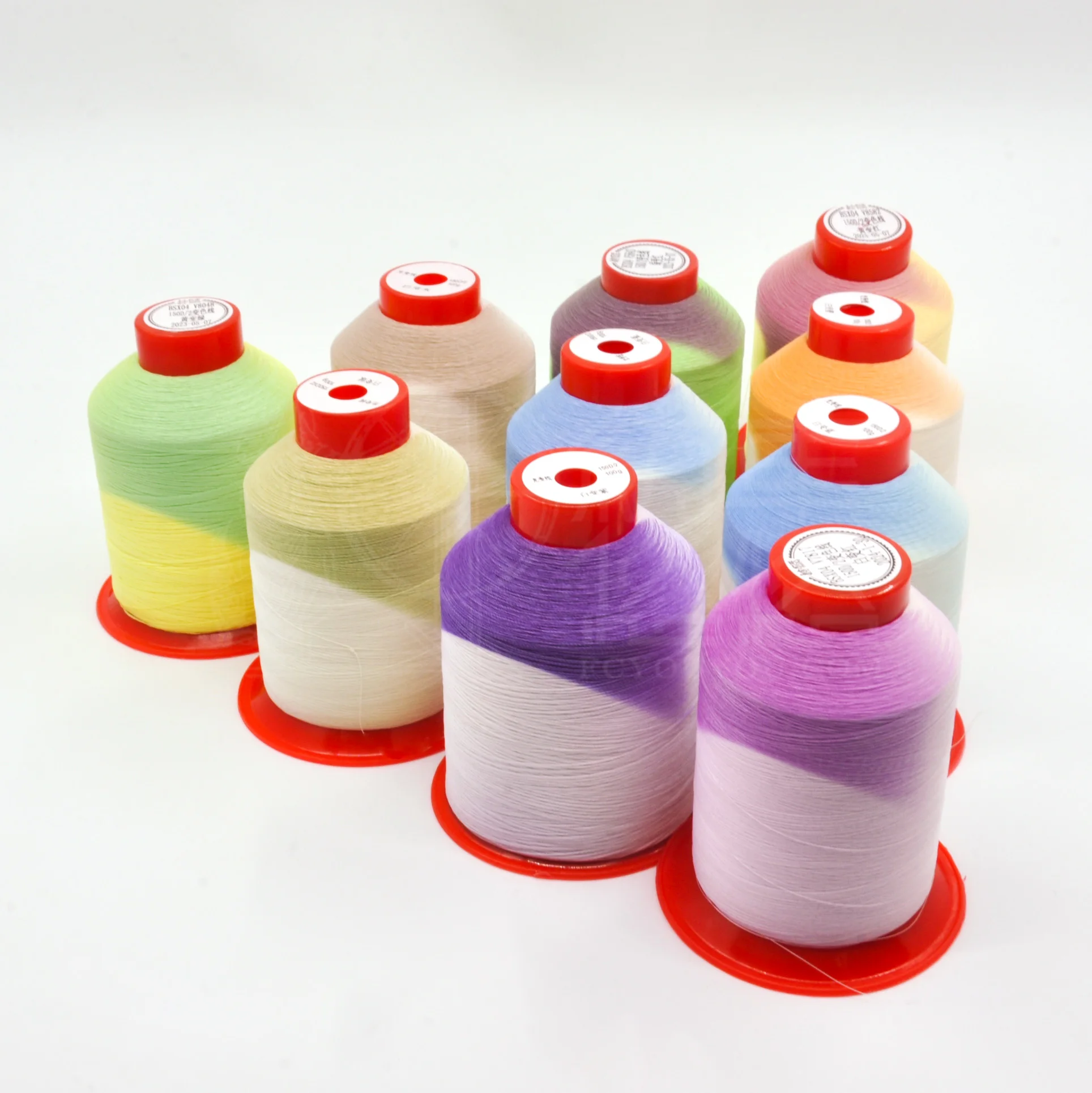 Photochromic thread UV Color Changing Polyester Photochromic embroidery thread 150D/2 for Textile fabric embroider Use