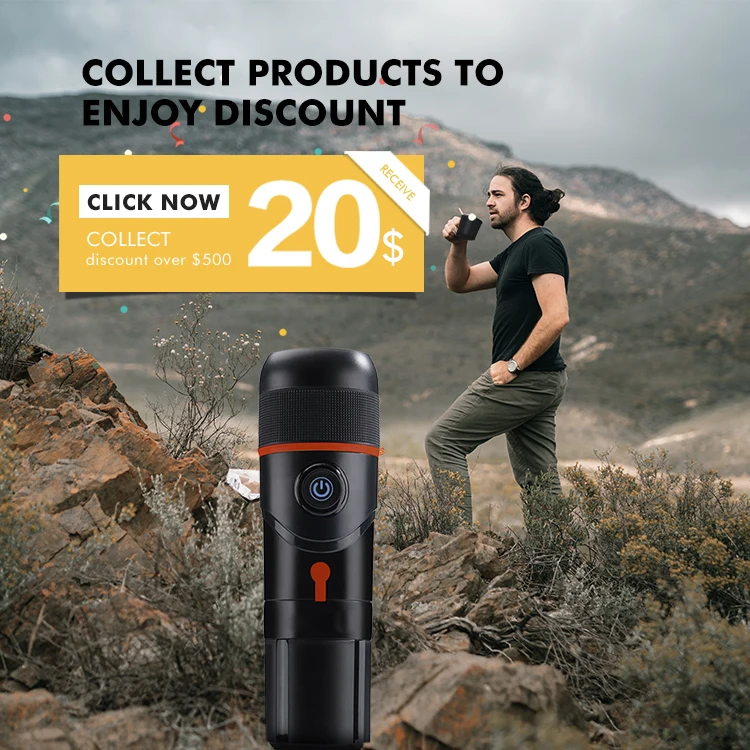 Oem Mini Travel Single K-Cup Capsule Usb Electric Coffee Machine Travel Mini 12V Car Maker Coffee For Home Outdoor Use