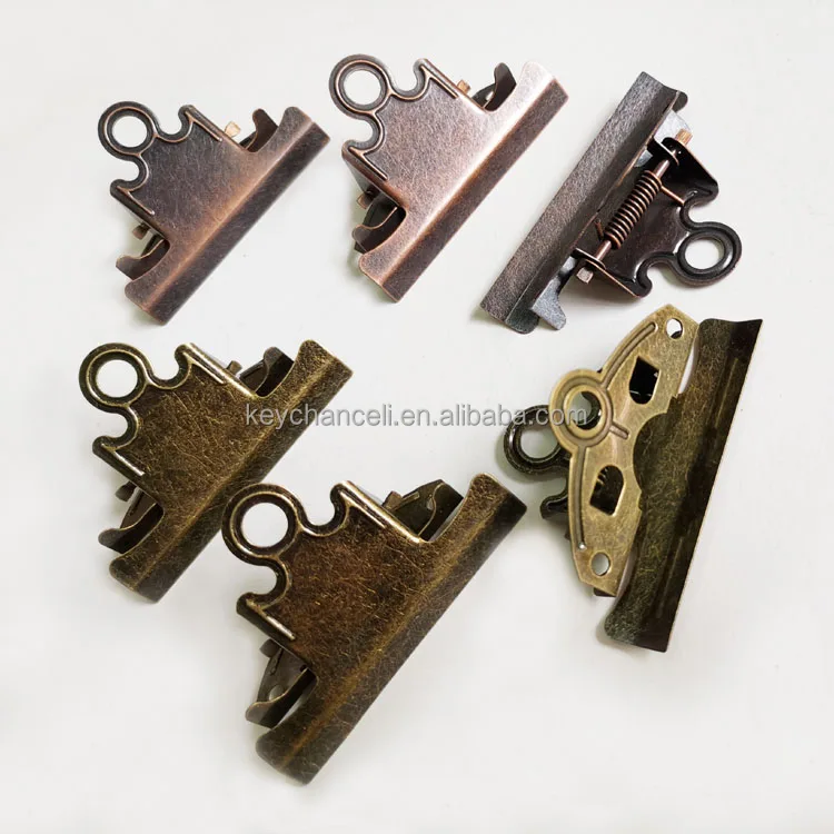 best selling 78mm antique brass bronze rusty bronze file fastener metal butterfly a5 clipboard clip for menus wooden board