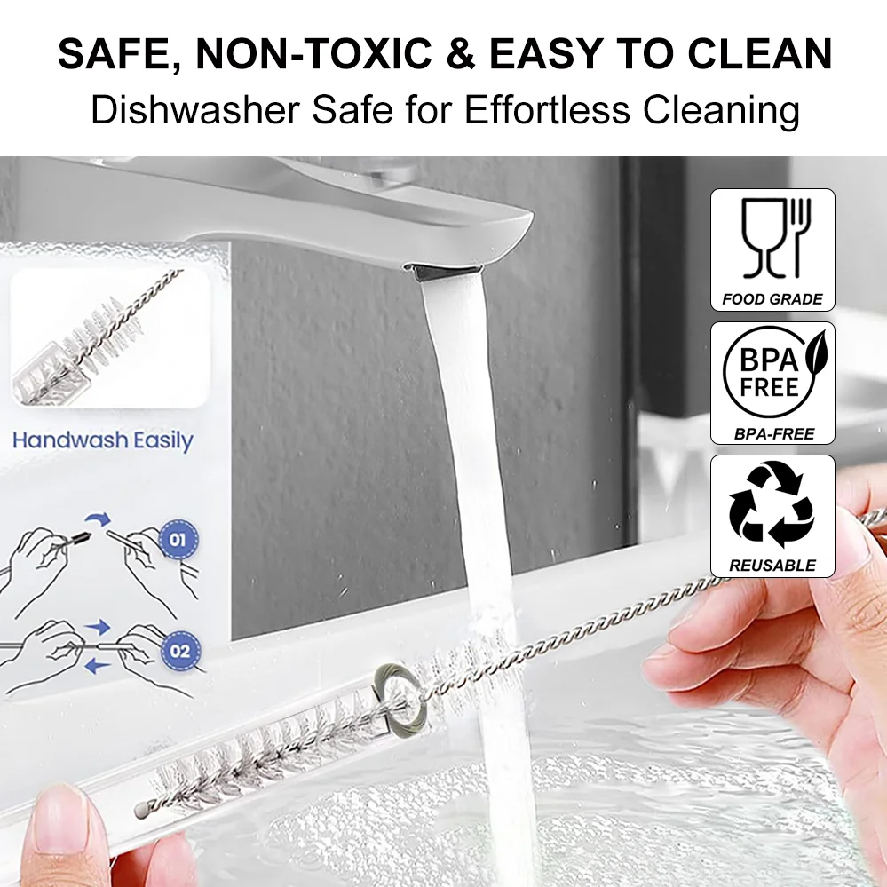 Hot Sale Borosilicate Butterfly Mushroom Glass Drinking Straws High temperature resistance Clear Colored Bent Cocktail Straw