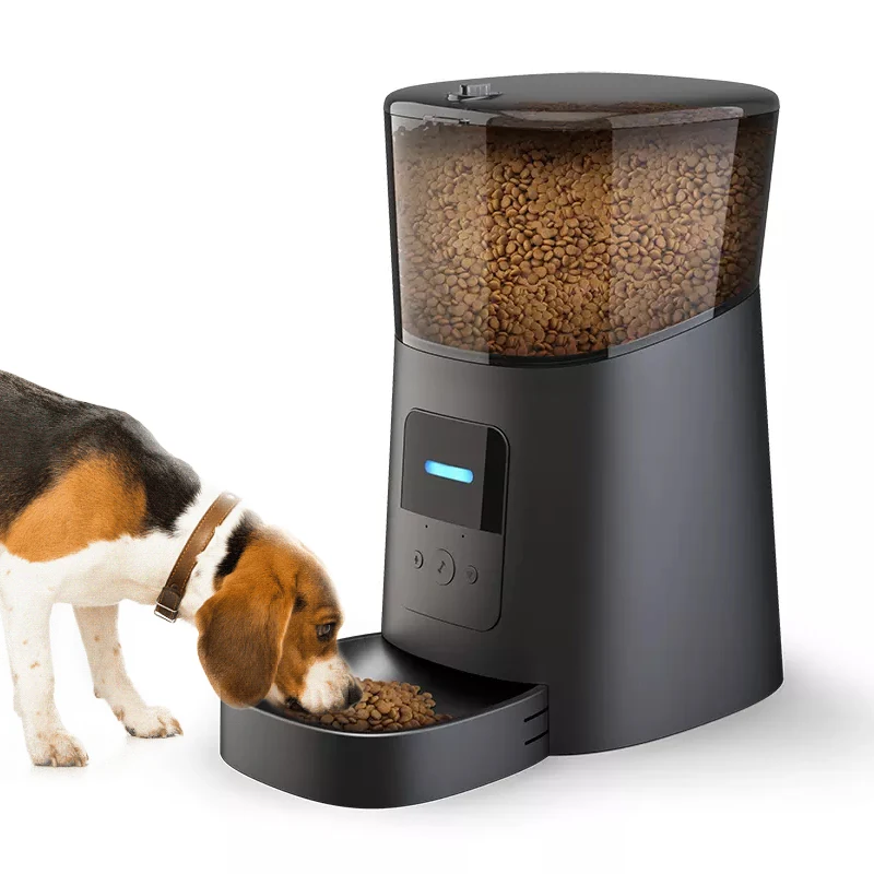 Smart Wifi Remote Automatic Pet Dog Food Feeder Smart Pet Feeder With 6L For Pet Dog