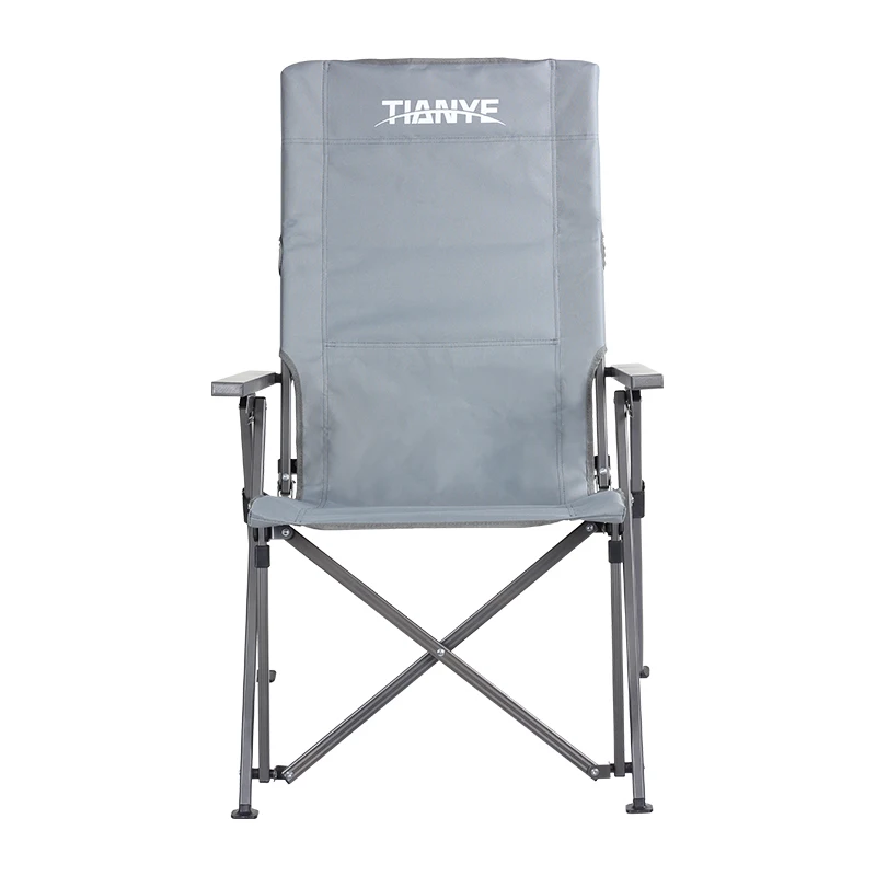 Wholesale Luxury Camping Chairs Outdoor High Back Aluminum Frame Folding Adjustable Beach Lounger