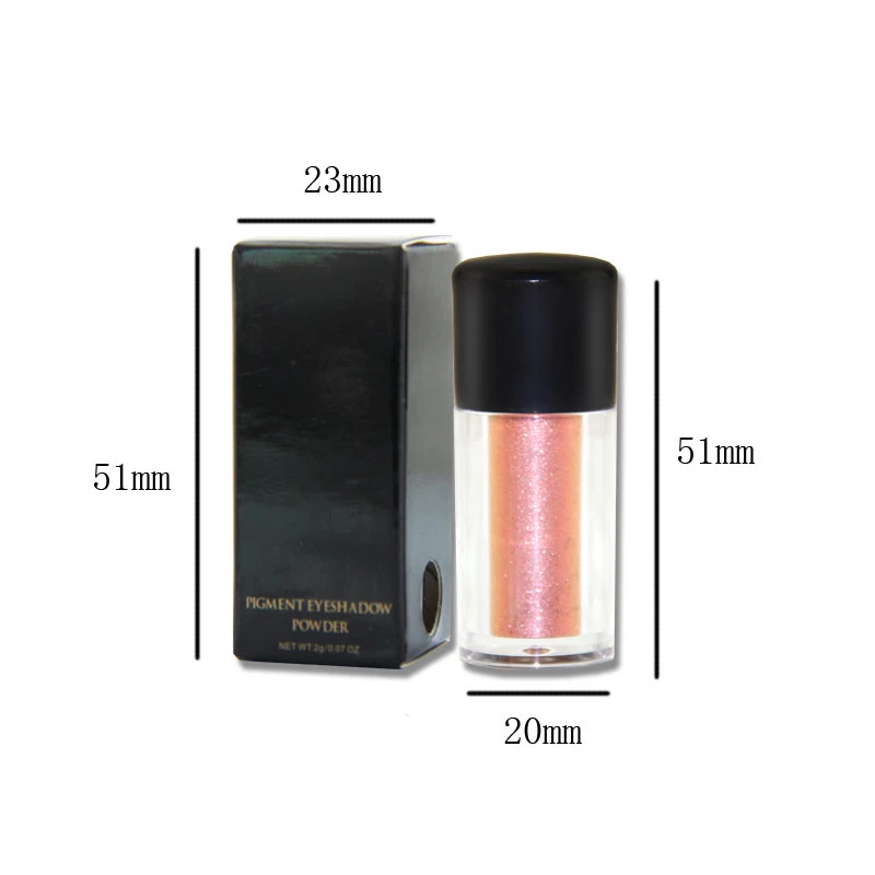 Wholesale Makeup High Pigment Make Your Own Brand Private Label Glitter Custom Mini Single Eye shadow Vegan Waterproof Eyeshadow