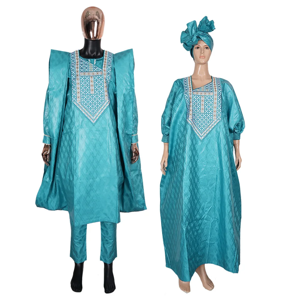 H & D африканские Dashiki для мужчин 3 шт. комплекты одежды Agbada одежда с длинным рукавом Одежда больших размеров вечеринки Свадьба