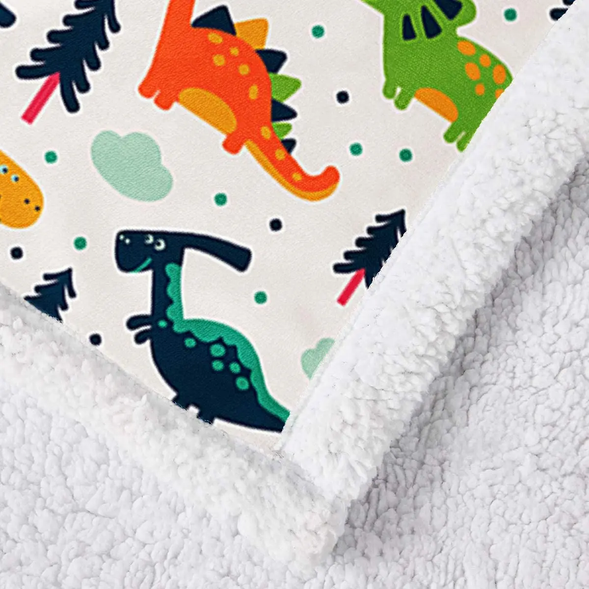 
Soft Fuzzy Reversible Microfiber Custom Printed Fleece Throw Blanket for Kids 