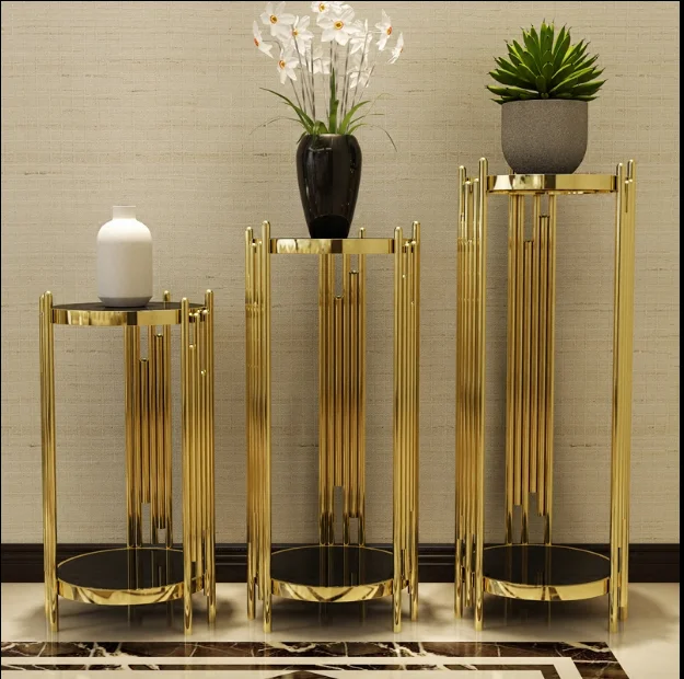 New Product High Quality Popular Stainless Steel Iron Flower Pot Stand Flower Stand