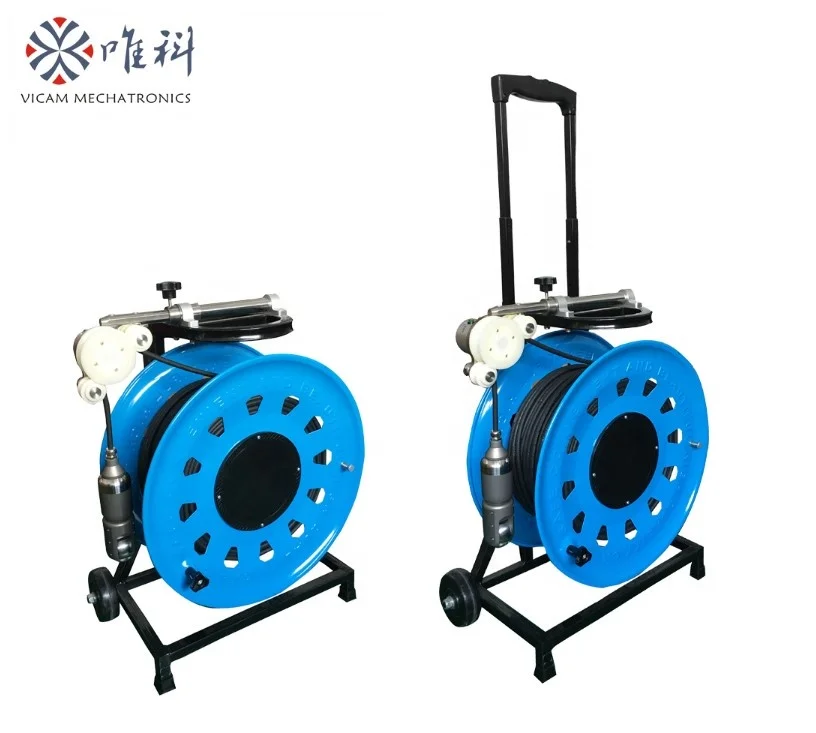 Vicam 50mm Water Well Camera Pipe Inspection 10 inch AHD Screen Pan-Tilt Borehole Cameras 100m to 200m with meter counter