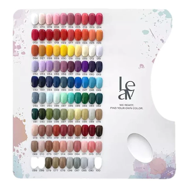 Wholesale Semi-cured UV Gel Customized Nail Decoration Korean High Quality Best Selling Gel Nail Polish Sticker