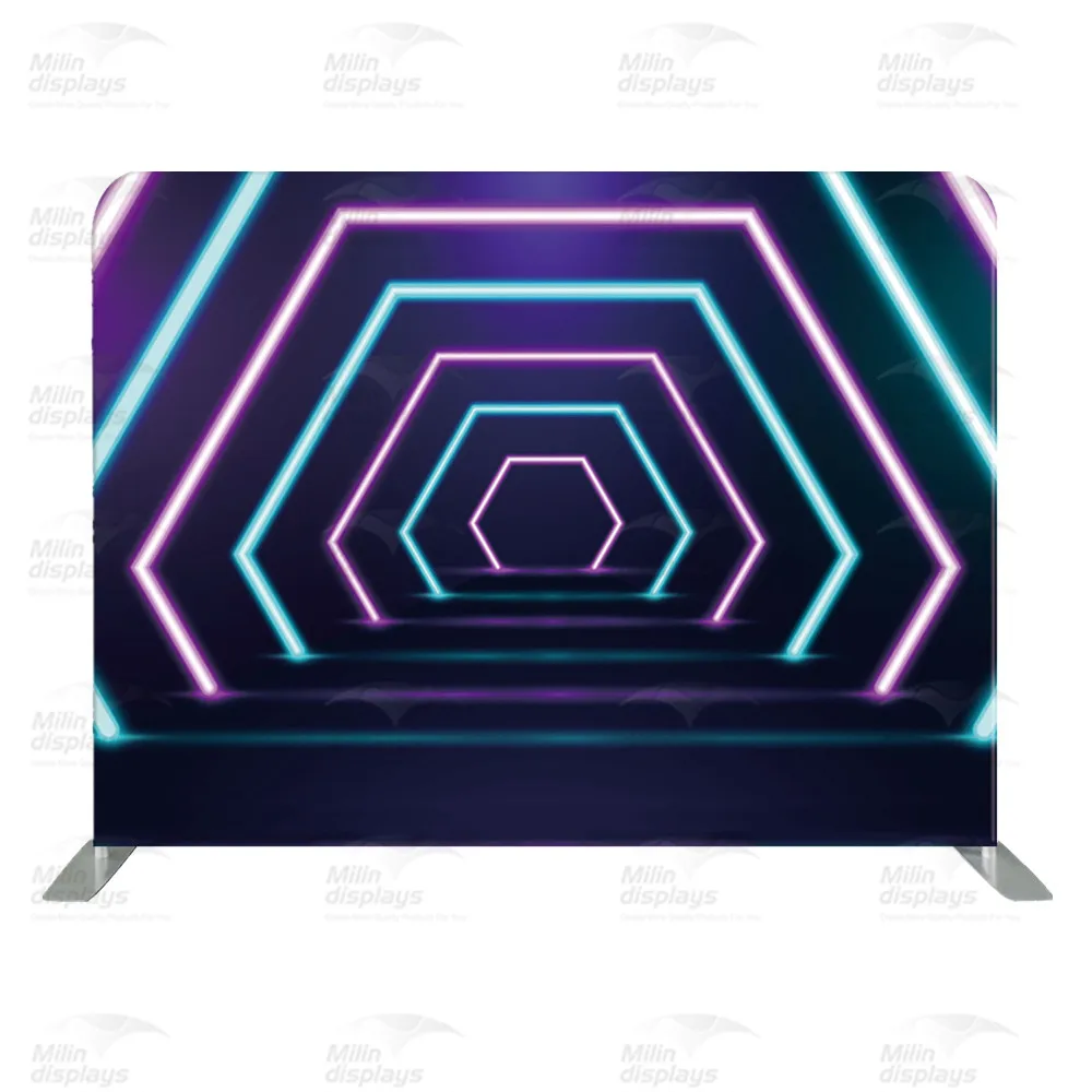 10ft LED Stage Lights Pillow Case Backdrop for Wedding Decoration