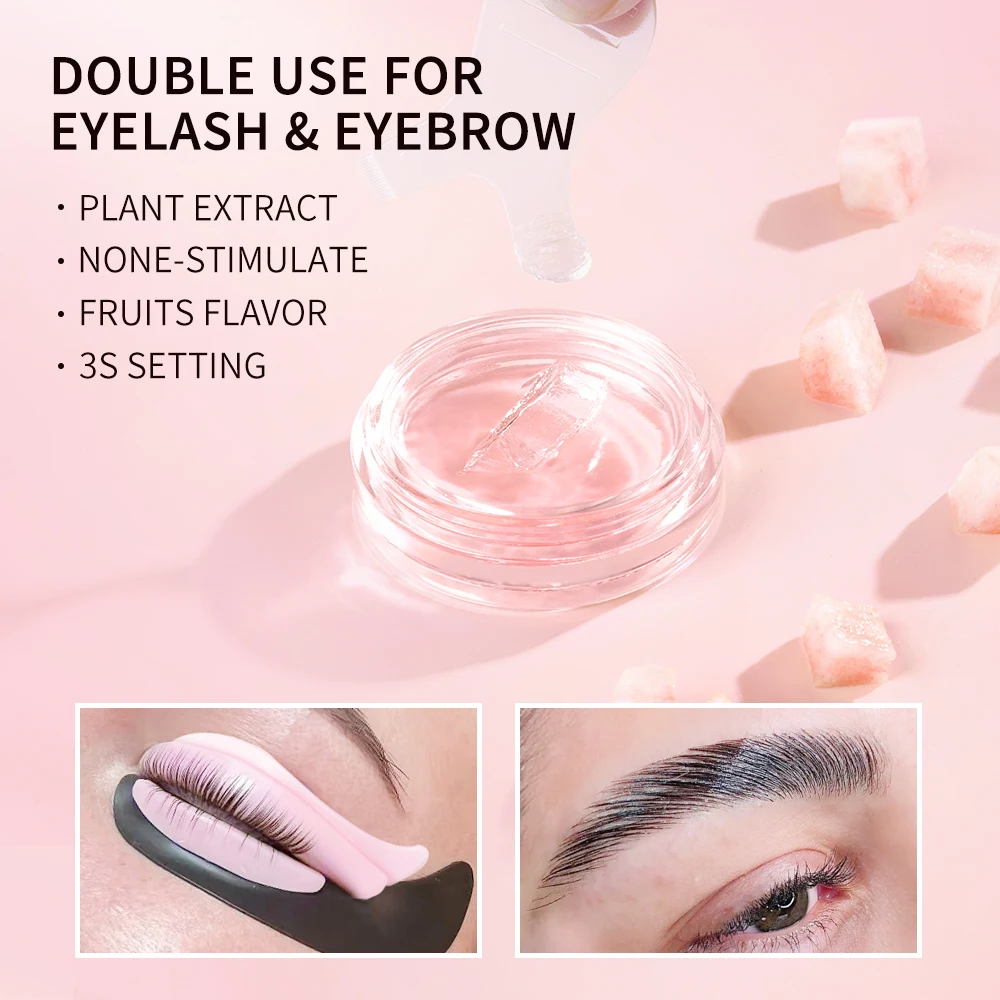Factory Directly Sales Sollevamento Ciglie Lash Lifting Glue Balm Manufacturer Eye Brow Lamination Glue Balm For Salon Use
