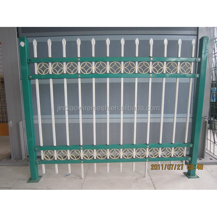 Hot Dip Galvanized High Security Palisade Fence Machine Palisade Fence Concrete Fence