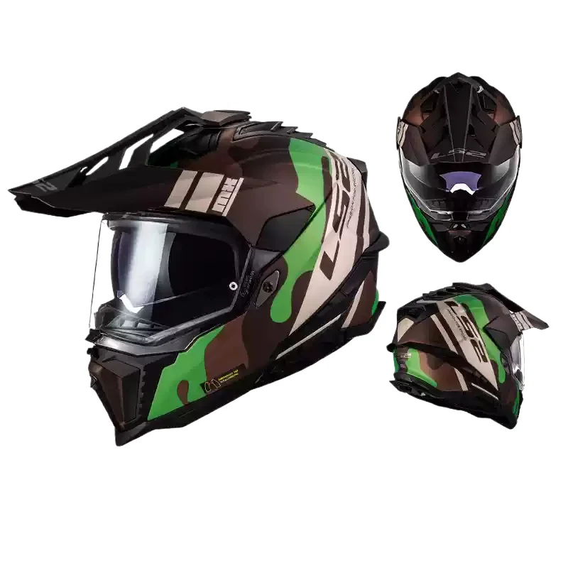 LS2 MX701 Fullface Bicycle Adults Advanced Protection Wholesale Ski Customize For Outdoor Activities Carbon Fiber Helmet