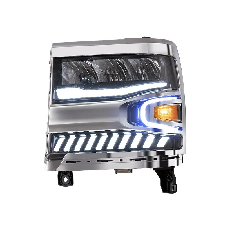 Vland Factory Headlight 2016-2018 Head Lamp For Chevrolet Silverado 1500 Others Car Light Parts LED Accessories Auto Sequential