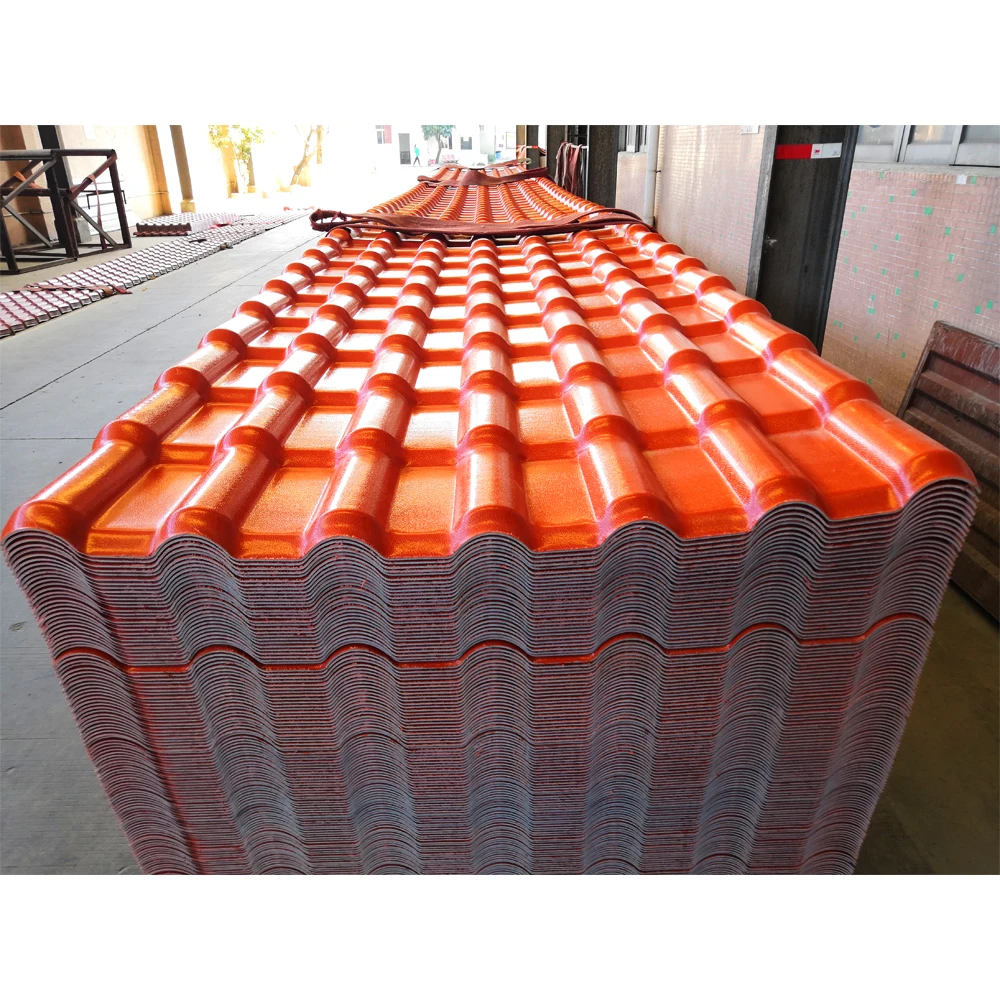 Manufacturers selling ASA synthetic roofing tiles pvc anti corrosion aging resistance plastic roof sheet