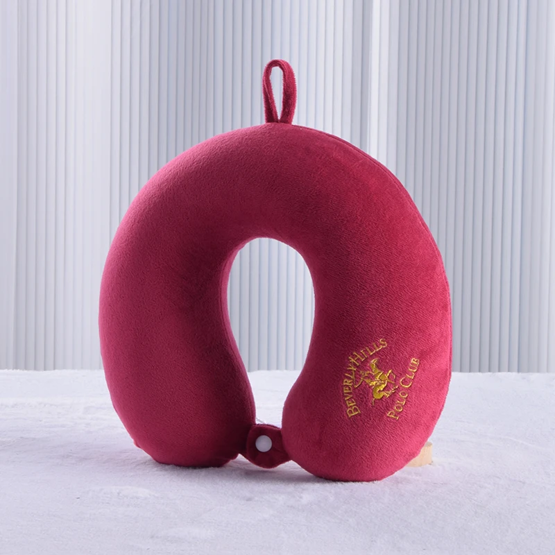 Wholesale Factory in stock Neck Support Travel Pillow Colorful Printed Spandex U Shape Pillow