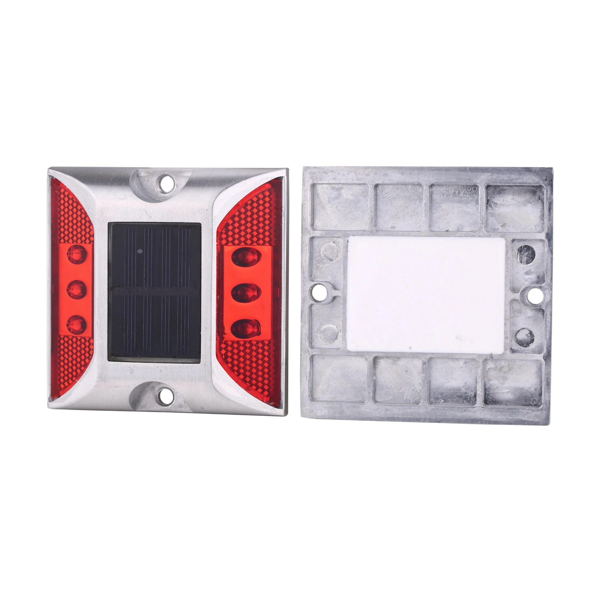 Energy Saving And Environmentally Friendly Cast Aluminum LED Road Warning Studs With Reflective Film