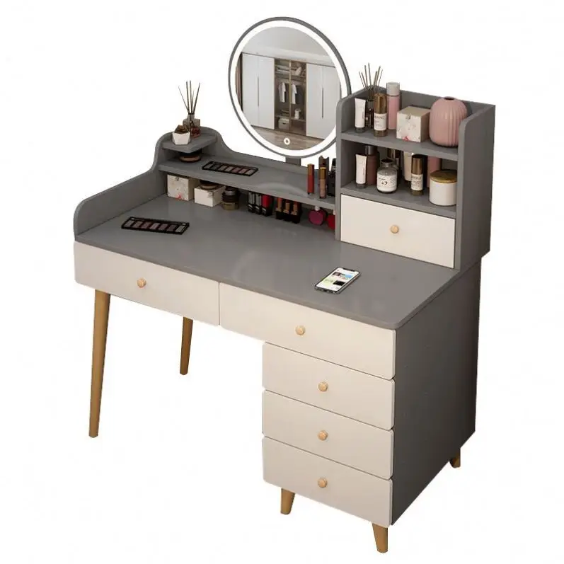 Chinese Cheap Antique Bedroom Furniture Dressing Table/Dresser/Toilet Table/Vanity