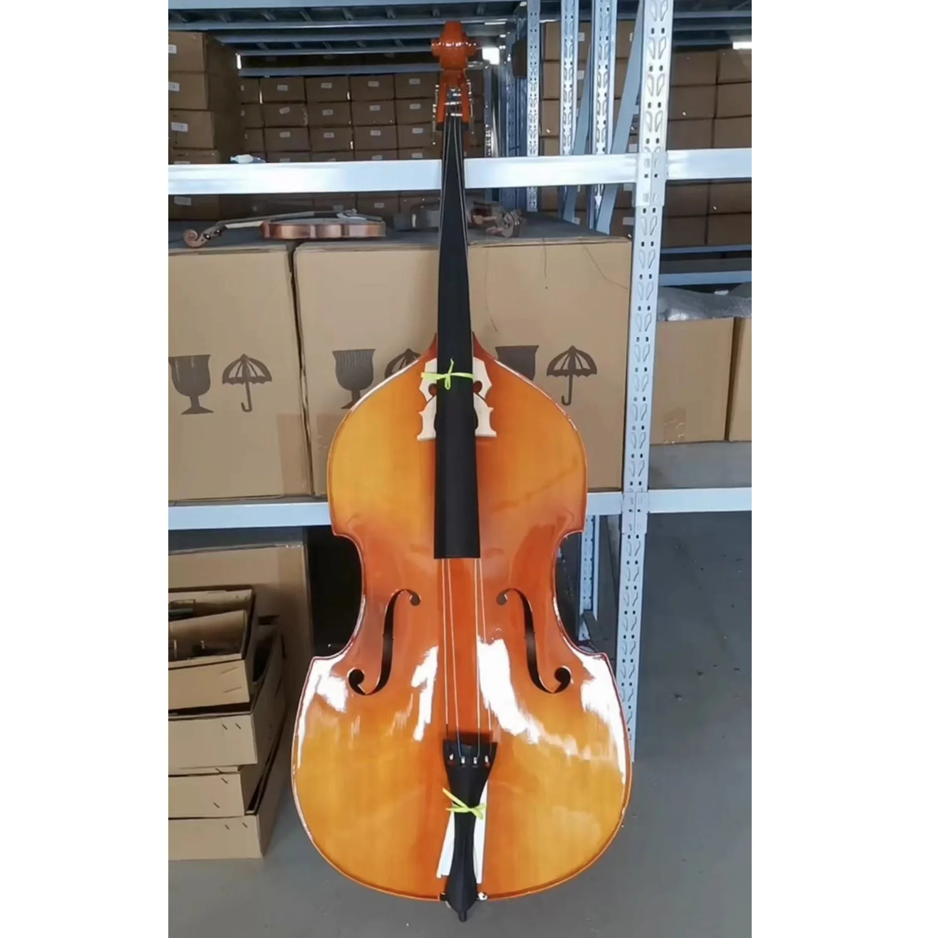 intermediate 4/4 3/4 1/2 1/4 1/16 spruce upright bass student professional double bass wholesale