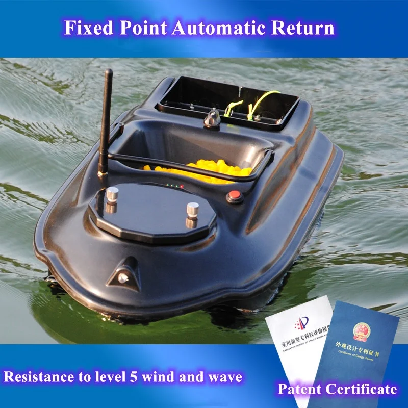Best Selling 500 Meters Remote Control Double Hoppers GPS Rc Fishing Bait Boats