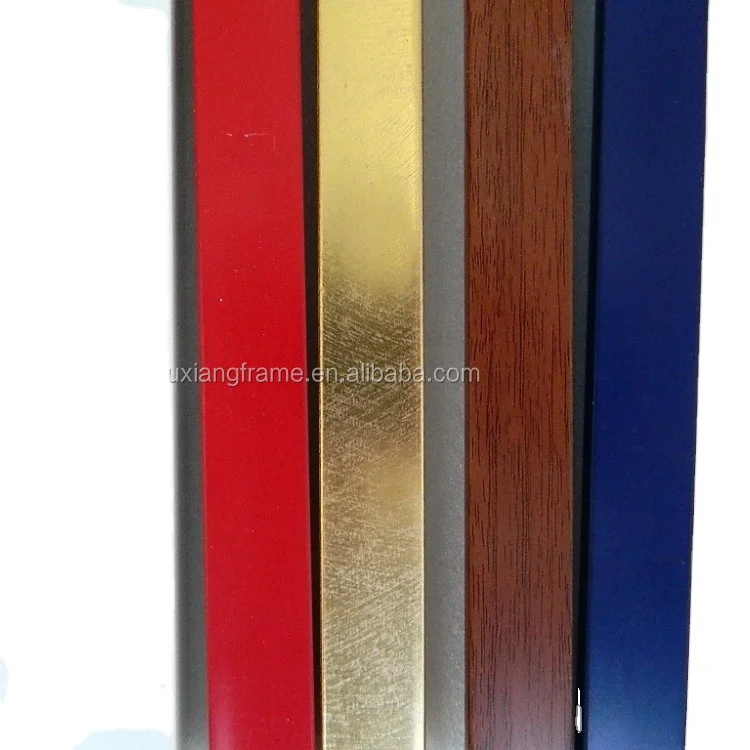 small size colorful plastic picture frame profiles mouldings China