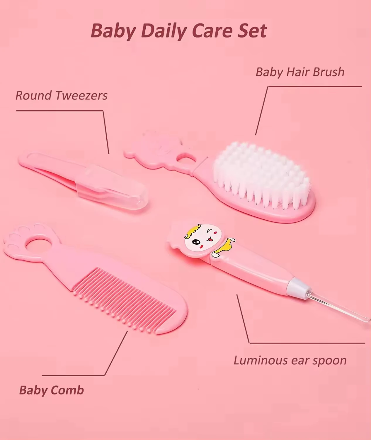 Wholesale Babycare grooming kit nursery kit newborn kit shower gifts 14 pcs with nail trimmer