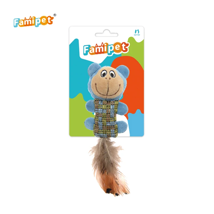  Игрушка для кошки перо фабрика весело играть натурально животное кошка палочка и головной повязкой с пером Кошка Интерактивная