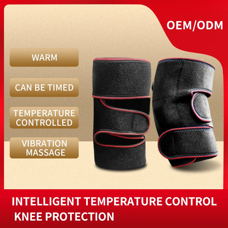 Греющий наколенник с зарядкой, регулируемый и теплый, снимает боль в колене, для мужчин и женщин, 2022