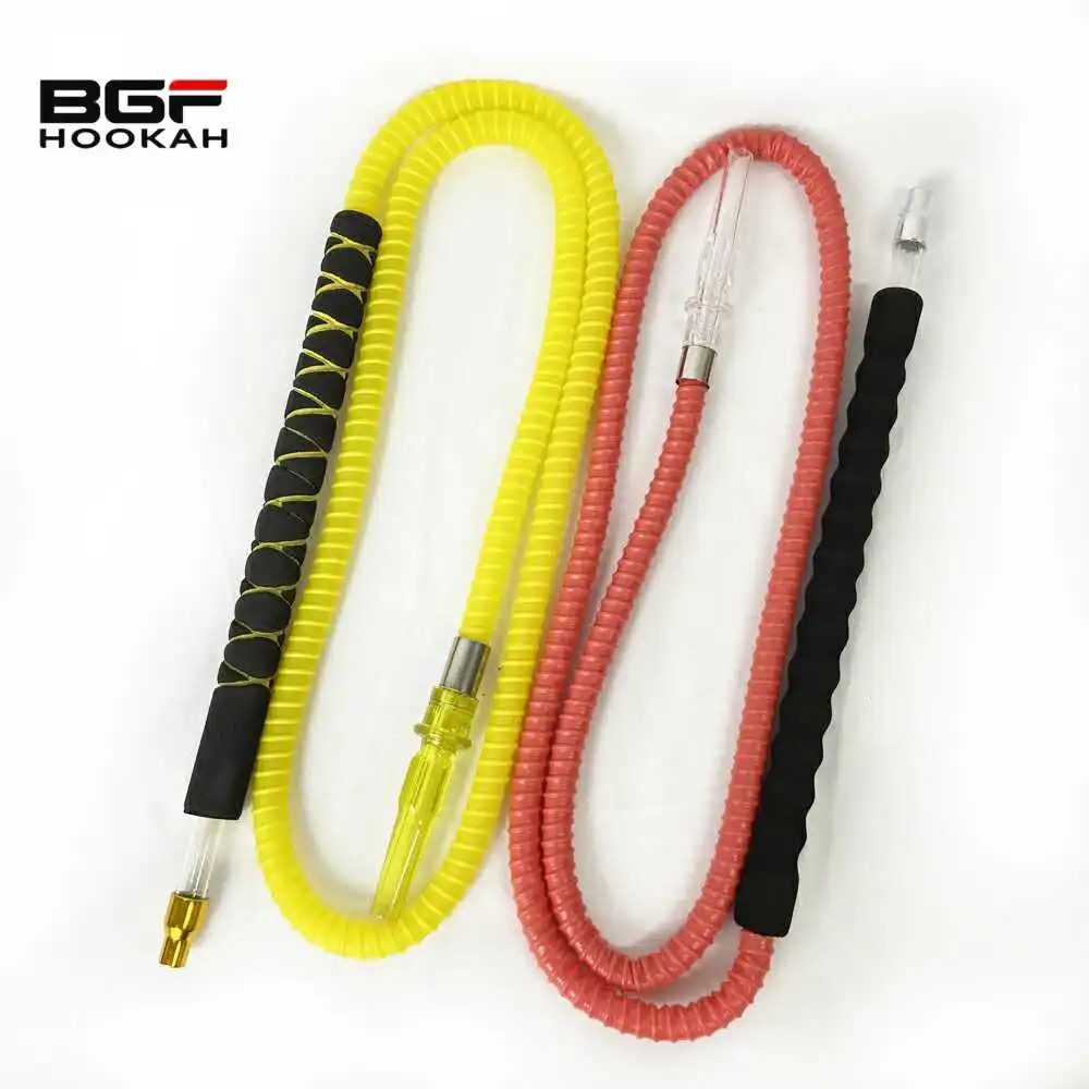 2023 Hot Sale Portable Cheap Plastic Smoking Disposable  Hookah Water Pipe Shisha Hose