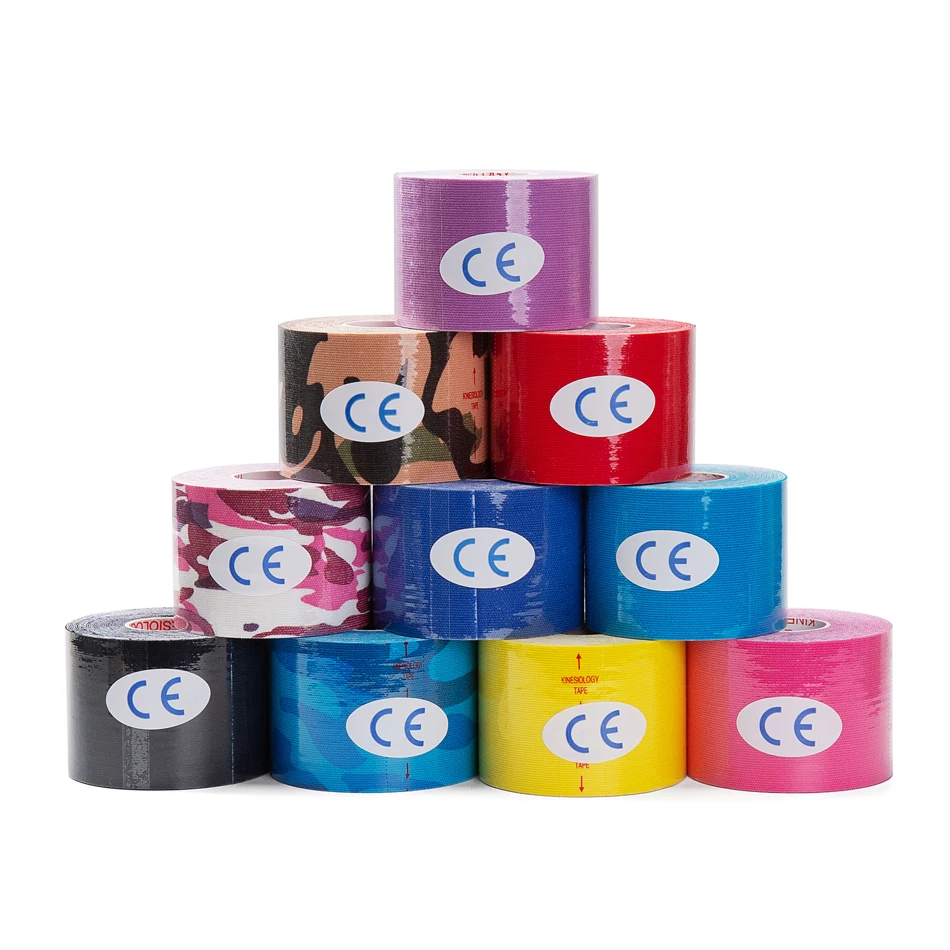 5cm X 5m cotton ktape waterproof sports k tape kinesiology tape for athletes and trainers