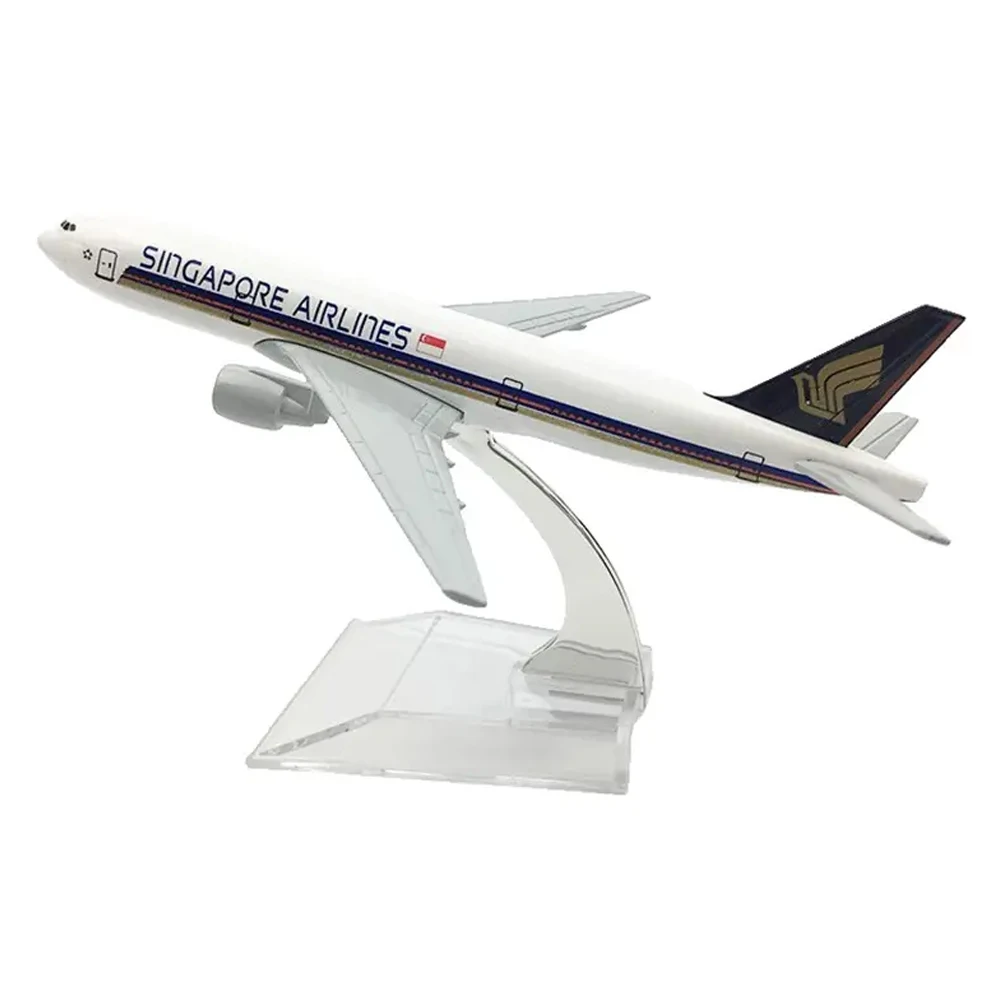 Модель самолета 16 см модель Singapore Airlines Boeing B747 литая из металлического 1/400 масштаба коллекционная Подарочная игрушка