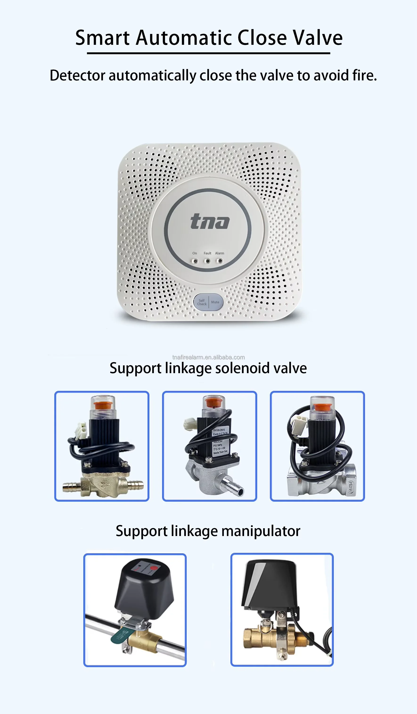 Hot Home Safety Gas Sensor Detectors Fire Fighting Equipment Home Alarm Systems