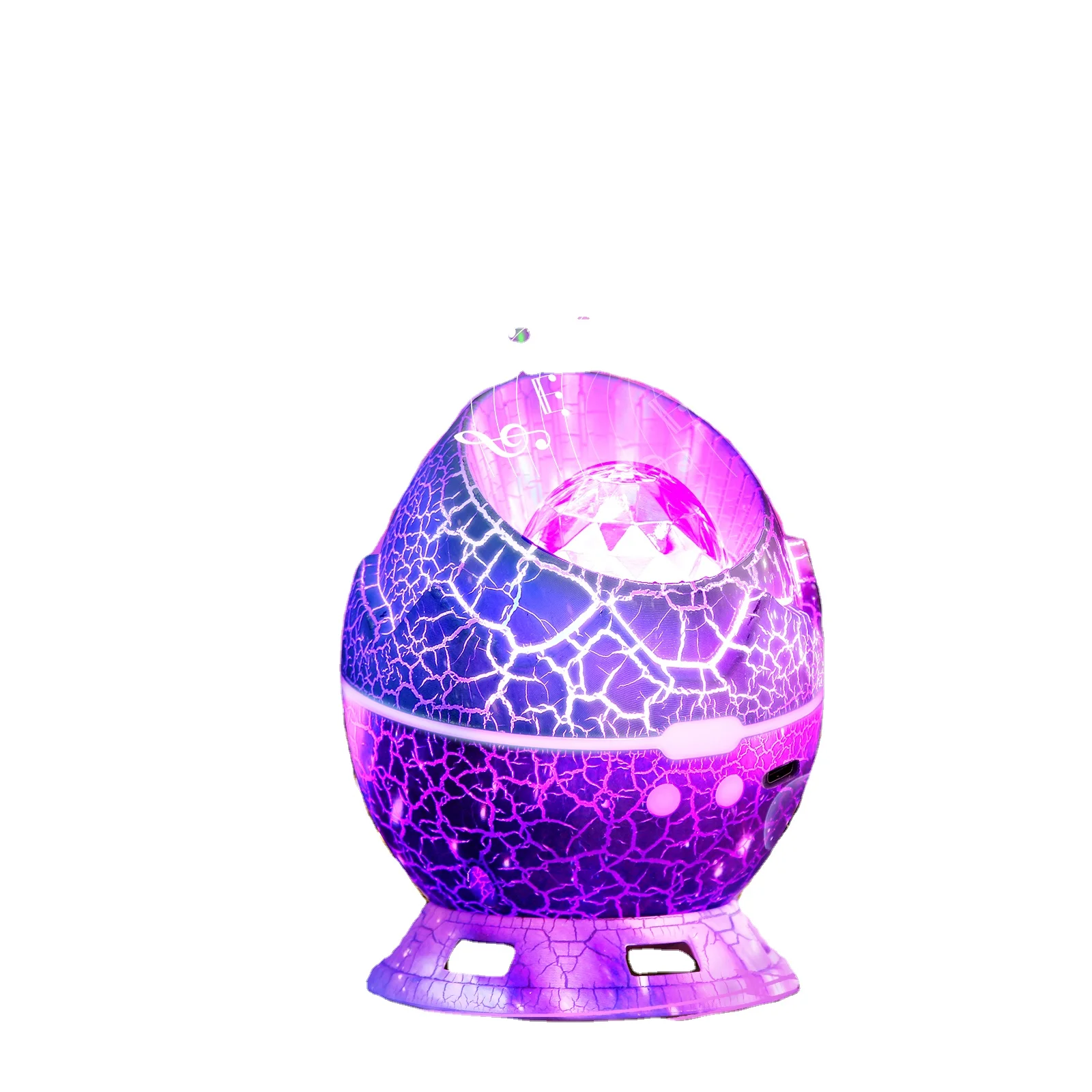 NewUpgrade LED Dinosaur Egg Star Projector Light Remote Control Music Star Light Christmas Day Atmosphere Night Light Projector