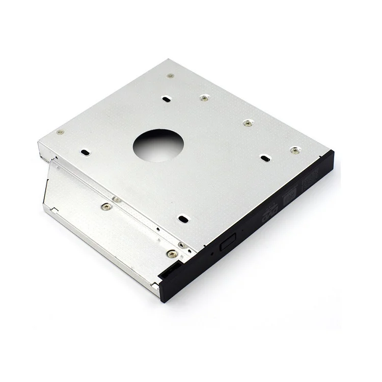Алюминиевый 9 5/12 7 мм hdd caddy 2 5 дюймов SATA I/II/III/HDD/SSD Оптический отсек второй HDD Caddy tray для
