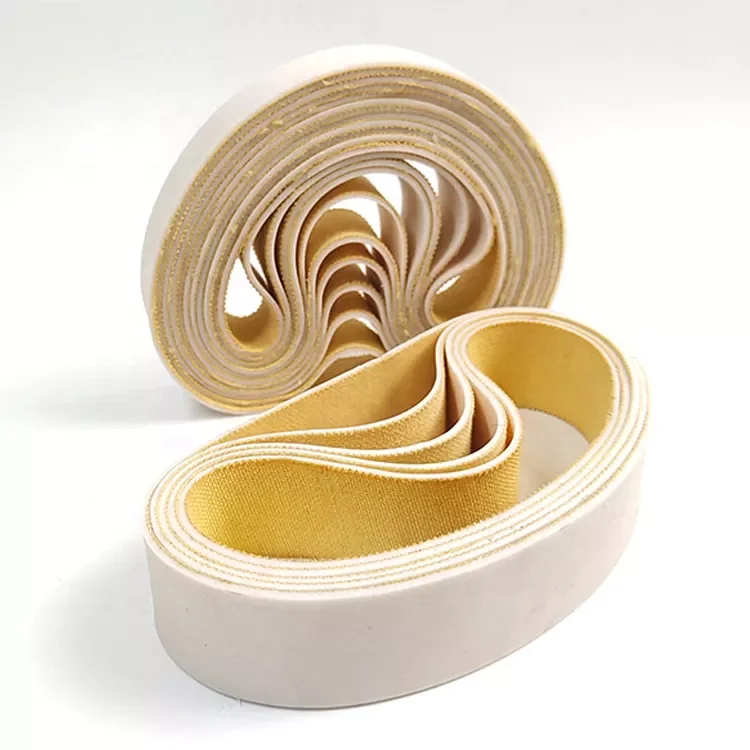 Seamless high temperature resistant silicon flat conveyor belt for underwear bonding machine