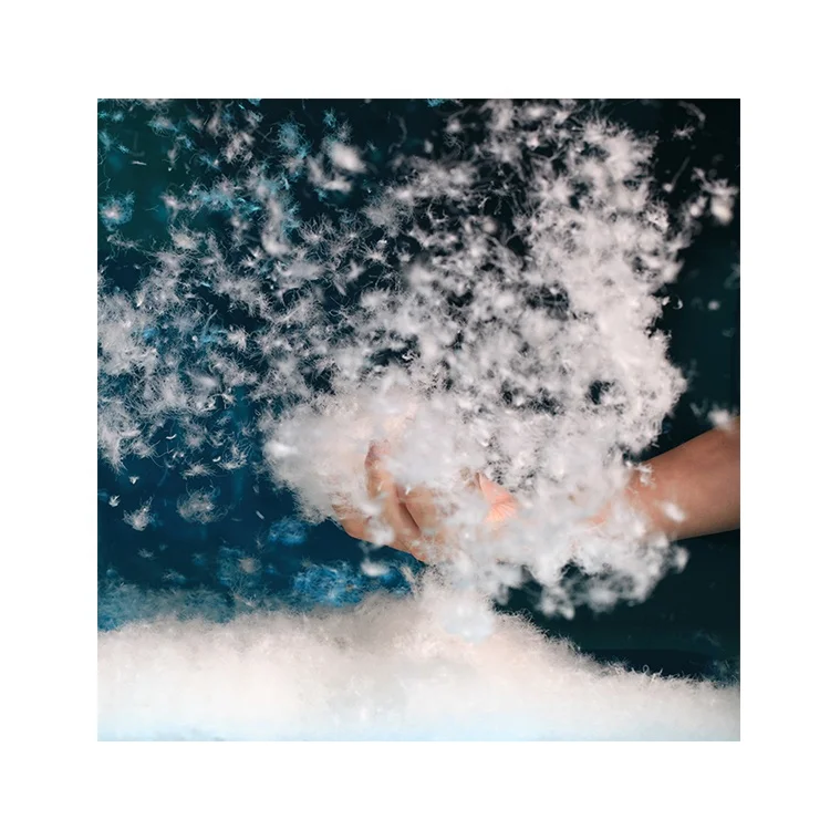 Factory Direct Sales Clothing Down Washed White Goose Down 90% Goose Down Fill For Sale