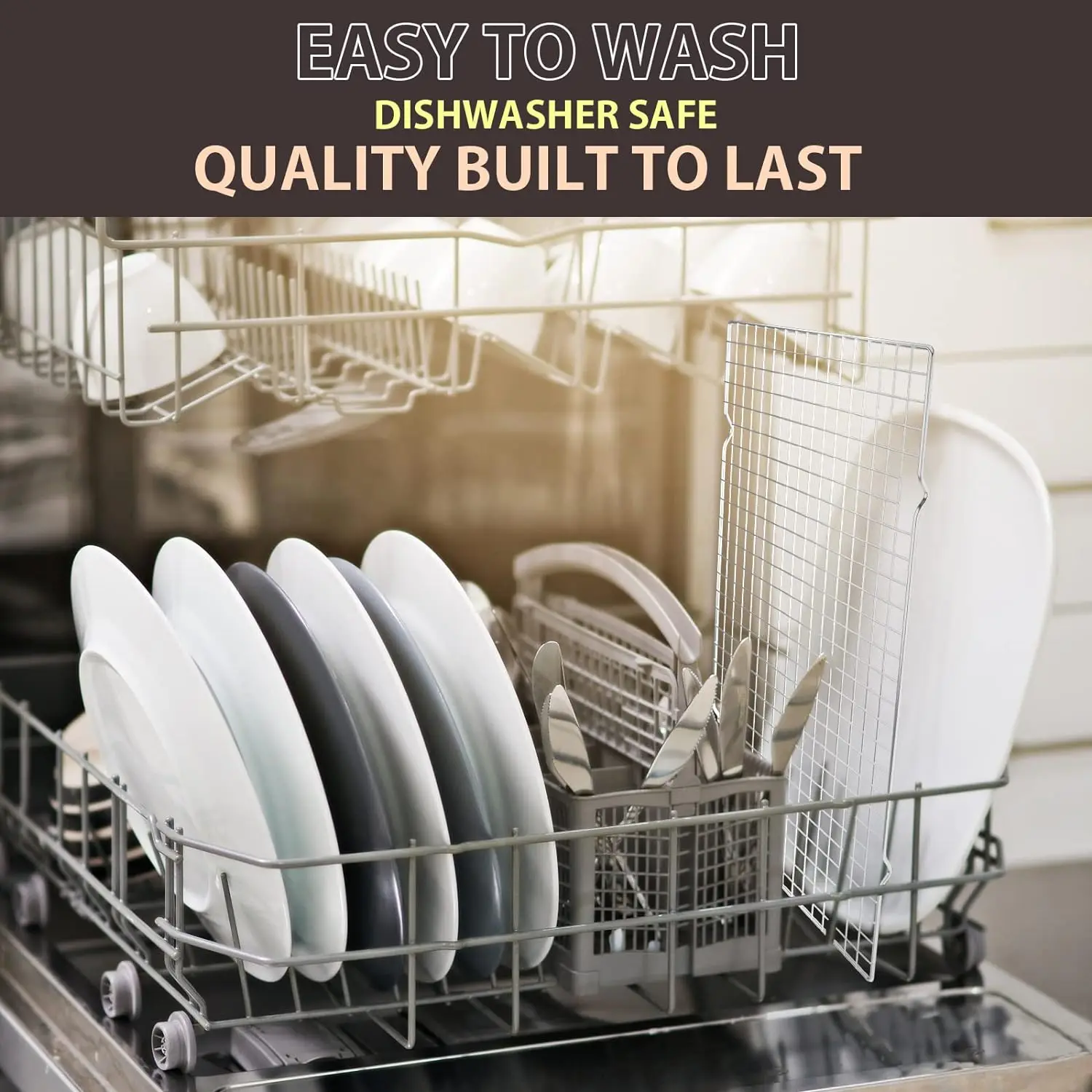 Охлаждающая стойка для выпечки 16x10 дюймов полка толстая проволочная печенья жарки сушильная печь безопасная