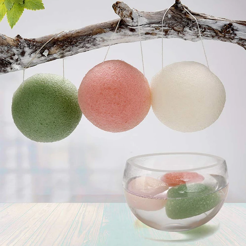 Wholesale Facial Skin Cleansing Exfoliating Body Bath Sponge Natural Organic Konjac Sponges for Face